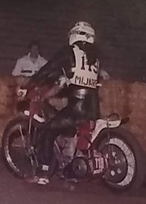 Tony Mijares Speedway Rider Tony Mijares